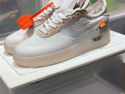 Replica Nike Air Force 1 & OFF-WHITE For Men #NKAF0028
