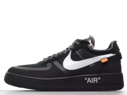 Replica Nike Air Force 1 Low x Off-White Black White AO4606-001