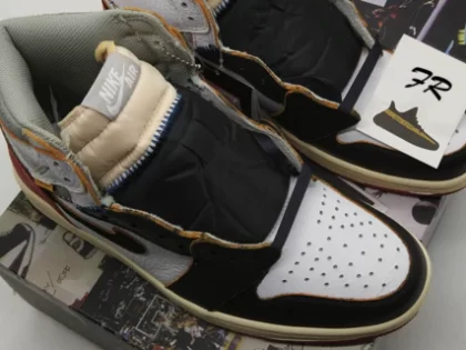 Replica LJR AJ1 Union Black Toe