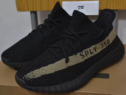 Replica PK God Yeezy Boost 350 V2 Black Green