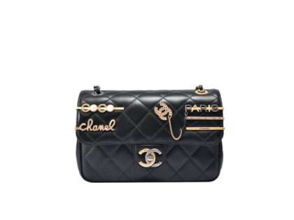 Replica Chanel Pearls Charms Mini Flap Bag AS2978