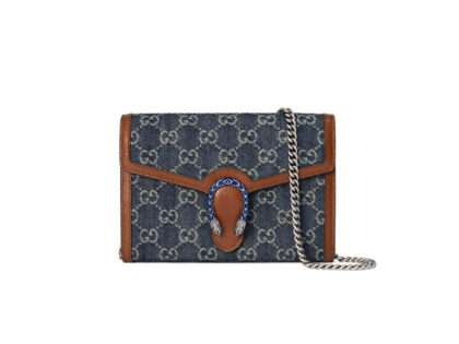 Replica Gucci Denim Dionysus Mini Chain Bag