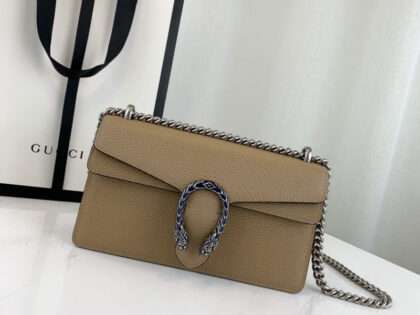 Replica Gucci Dionysus Small Shoulder Bag in Apricot Leather