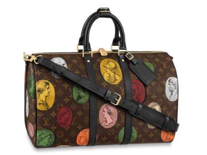 Replica Louis Vuitton Monogram Cameo Printed Keepall Bandouliere 45