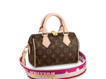Replica Louis Vuitton Monogram Speedy Bandouliere 20 Fuchsia