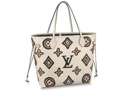 Replica Louis Vuitton Neverfull MM Cream Or Black