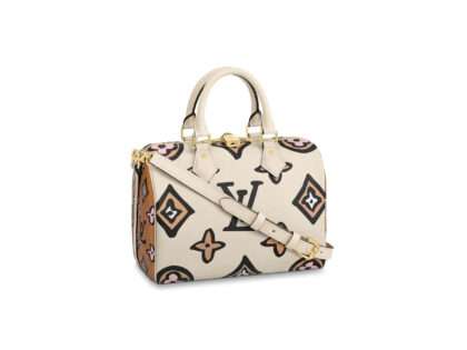 Replica Louis Vuitton Speedy Bandouliere 25 Cream