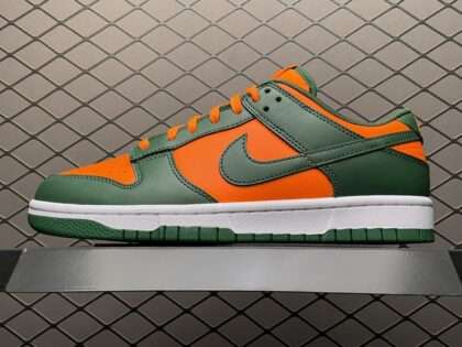 Replica Nike Dunk Low " Miami Hurricanes" #ND007