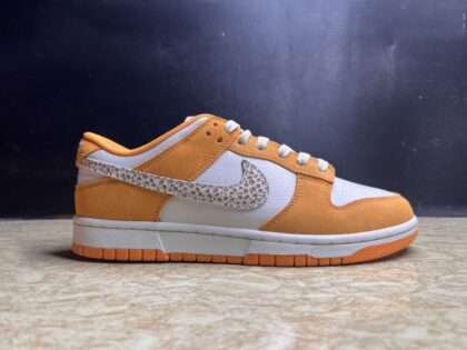 Replica Nike Dunk Low Orange "Safari Swoosh"#ND033