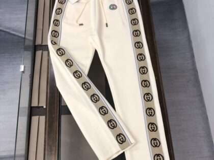 Replica Gucci Jacquard Drawstring Sweat Pants #GCP004