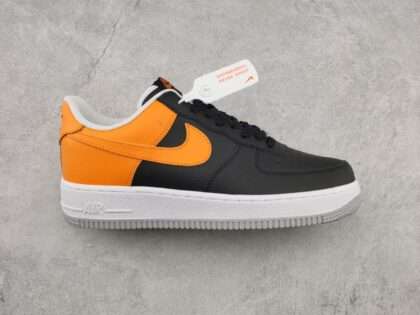 Replica Nike Air Force 1 " Black And Laser Orange" #AF022