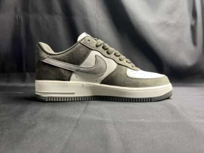 Replica Nike Air Force 1 07 Low Dark Grey Brown White #AF064
