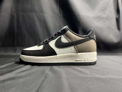 Replica Nike Air Force 1 07 Low Beige Black Brown Mocha #AF066