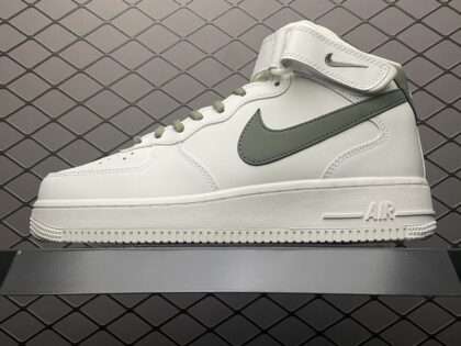 Replica Nike Air Force 1 07 Mid White Green #AF069
