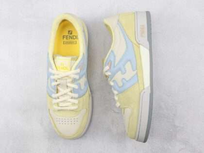 Replica Fendi x Versace Fendi Match Yellow Suede #FDS014