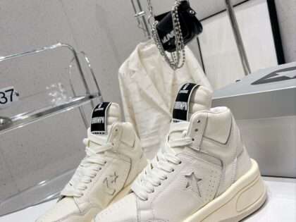 Replica Rick Owens xConverse DRKSHDW TURBOWPN High-top Sneakers #CV002