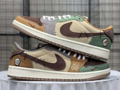 ReplicaZion Williamson X Air Jordan 1 Retro Low OG ‘Voodoo’ DZ7292 200 #AF082