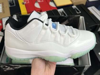 Replica Air Jordan 11 XI Low “White”#AJ11-004