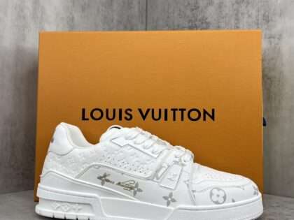 Replica Louis Vuitton Trainer Sneakers White#LV083