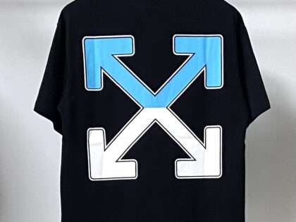 Replica OFF-WHITE T-Shirts Streetwear Tee Black and White#OFTS003