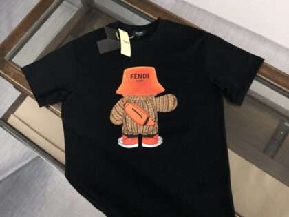 Replica FENDI 2023ss New Crew Neck T-shirts For Unisex#HT045