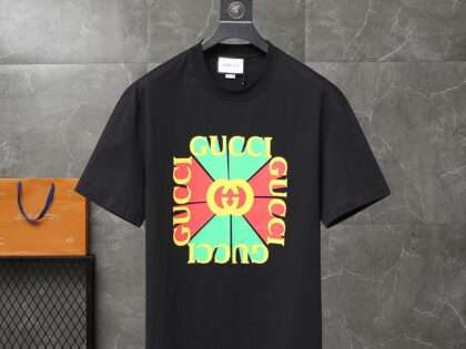 Replica Gucci New Crew Neck T-shirts For Women andMen#HT074