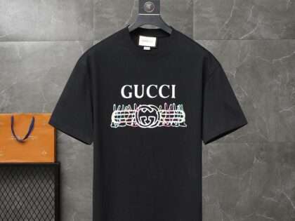 Replica Gucci New Crew Neck T-shirts For Women andMen#HT075