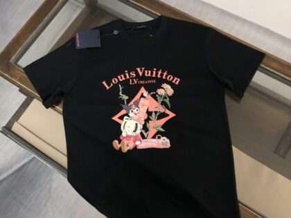 Replica LV New Crew Neck T-shirts For Men#HT031