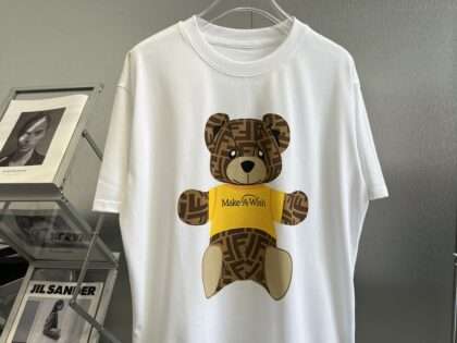 Replica FENDI New Crew Neck T-shirts For Women and Men#HT081