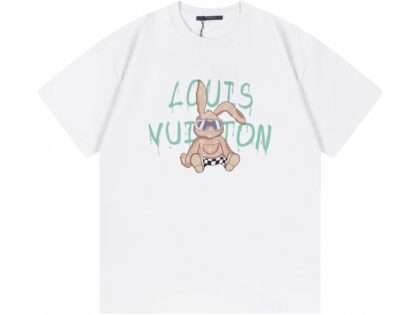 Replica Louis Vuitton Crew Neck T-shirts For Unisex #HT085