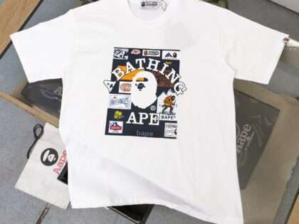 Replica Bape New Crew Neck T-shirts For Unisex#HTS138
