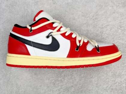 Replica Air Jordan 1 Low Chicago Red White#AJ1-016