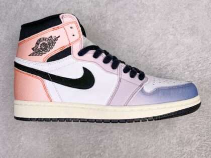 Replica Air Jordan 1 Retro High OG Skyline Vivid Orange Black Iced Lilac True Blue DX0054-805#AJ1-023
