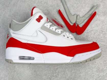 Replica Air Jordan 3 Tinker White Red CJ0939-100#AJ3025