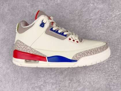 Replica Air Jordan 3 Retro International Flight White Red Blue 398614-140#AJ3026