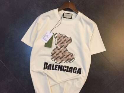 Replica Gucci x Balenciga New Crew Neck T-shirts For Unisex#HTS206