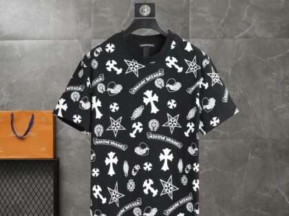 Replica Chrome Hearts 2023ss Printed Crew Neck T-shirts For Unisex #HTS018
