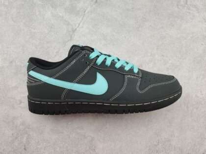 Replica Nike SB Dunk Low x ‘Tiffany’ Sneakers Black Blue GT0627 332#NAM041