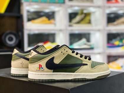 Replica Travis Scott x Playstation x Nike SB Dunk Low TS CU1726-100#NAM046