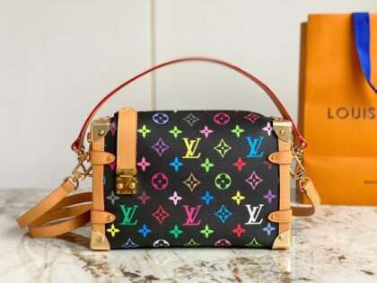 Replica Louis Vuitton 23New Nicalas Ghesquiere Monogram Side Trunk Bag M46358 Multi-Black