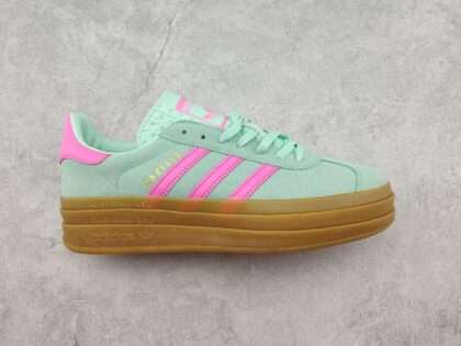 Replica Adidas Originals Gazelle Bold W Platform Sneakers in Mint Green