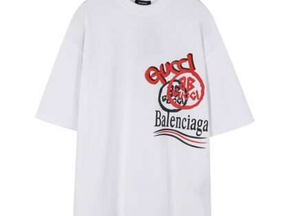 Replica Balenciaga x GUCCI New Crew Neck T-shirts For Unisex #HTS48