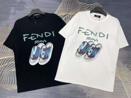 Replica FENDI New Crew Neck T-shirts For Unisex #HTS49