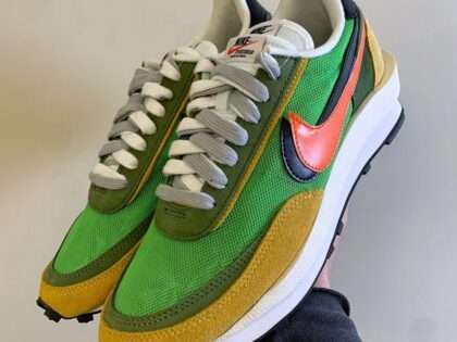 Replica Nike x Sacai Sneakers Green Yellow#NS004