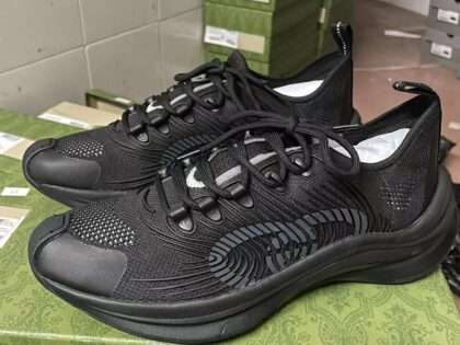 Replica GUCCI Sneakers GG Run Black#CCU006