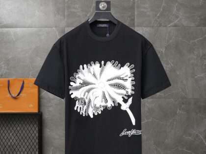 Replica Louis Vuitton New Crew Neck T-shirts For Unisex #HTS69
