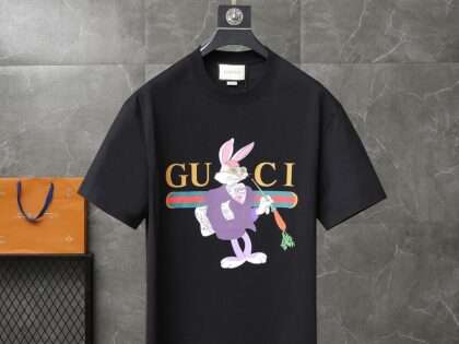 Replica Gucci New Crew Neck T-shirts Rabbit For Unisex #HTS70