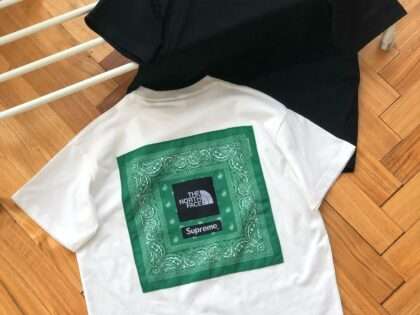 Replica The North Face x Supreme New Crew Neck T-shirts For Unisex#HTS105