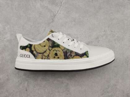Replica Gucci New Casual Shoes Printed Sneakers White