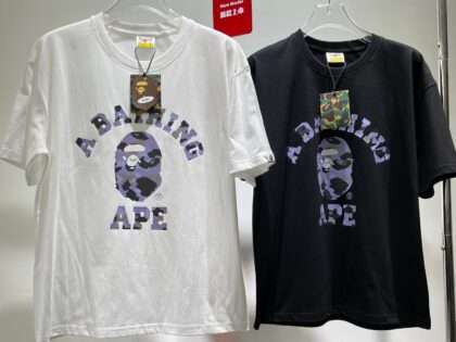 Replica Bape New T-Shirts Crew Neck For Unisex#HTS330